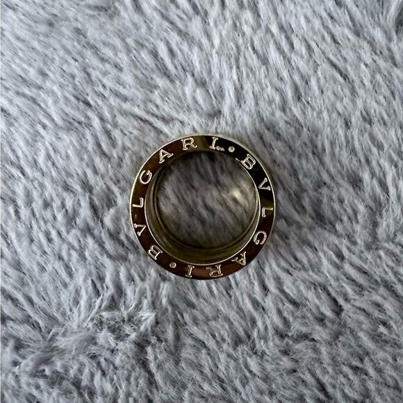 Stainless Steel Gold-Plated Ring Size 8 and wide 10MM - Picture 5 of 6